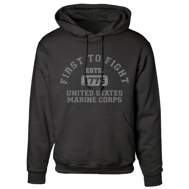 First to Fight Collegiate USMC Hoodie - SGT GRIT