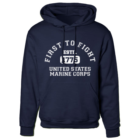 First to Fight Collegiate USMC Hoodie - SGT GRIT
