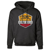 USMC Hexagon Badge Hoodie - SGT GRIT