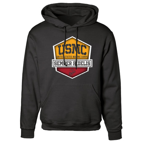 USMC Hexagon Badge Hoodie - SGT GRIT
