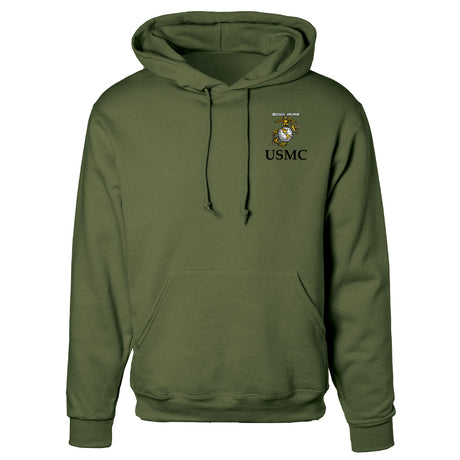 Old School Eagle, Globe, and Anchor Hoodie - SGT GRIT