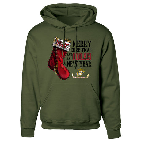 USMC Christmas Stocking Hoodie - SGT GRIT