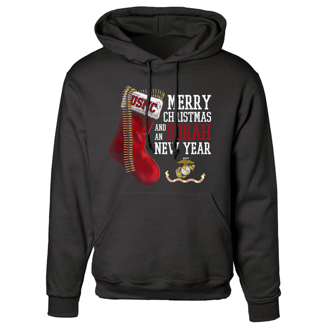 USMC Christmas Stocking Hoodie - SGT GRIT