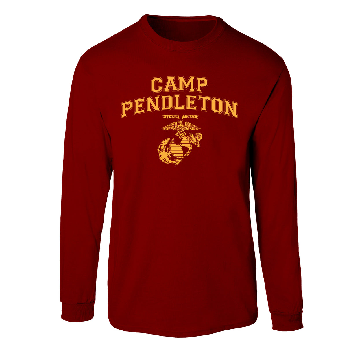 Marine Corps Base Collegiate EGA Long Sleeve T-Shirt - SGT GRIT