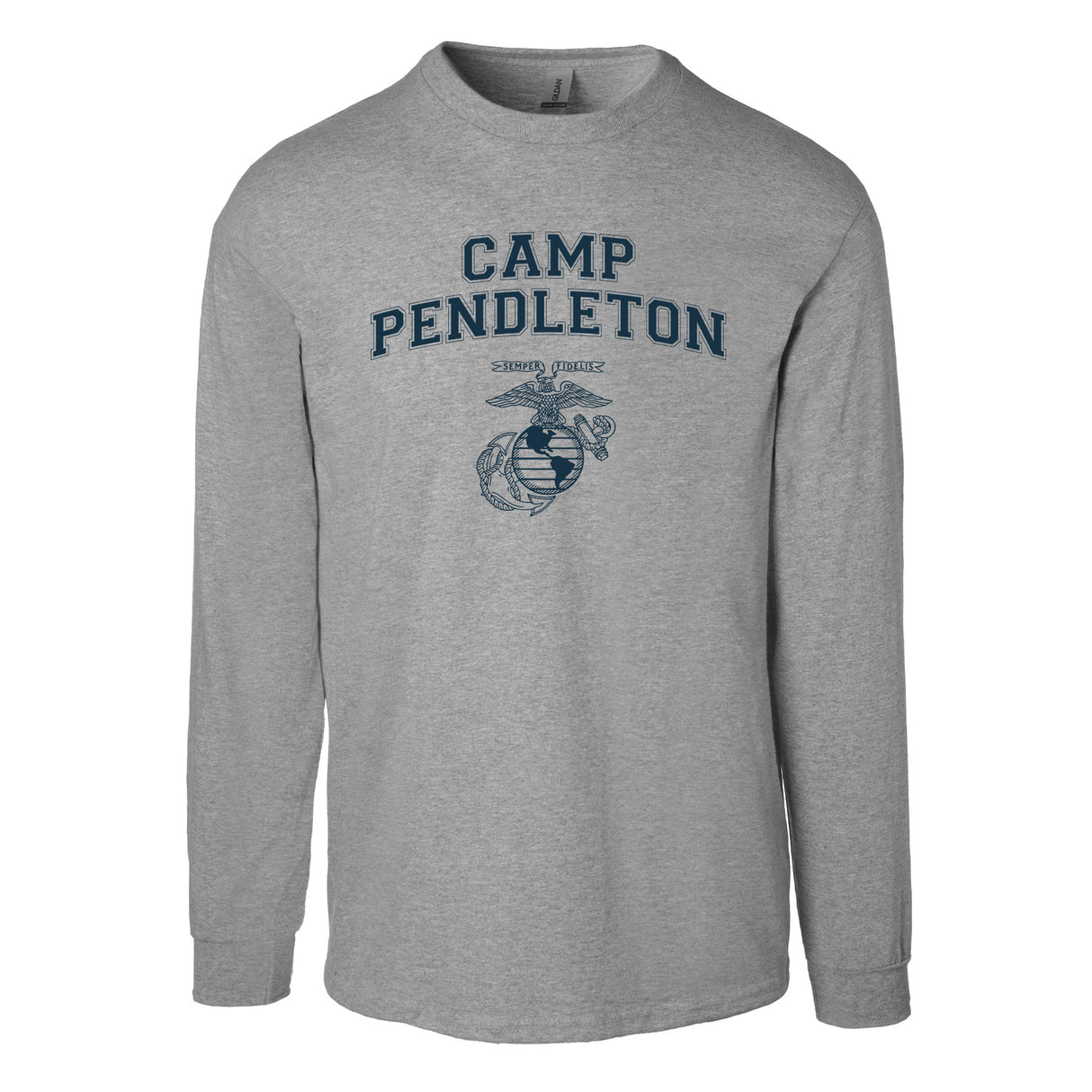 Marine Corps Base Collegiate EGA Long Sleeve T-Shirt - SGT GRIT