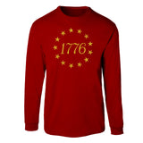 1776 Betsy Ross Flag Long Sleeve T-Shirt - SGT GRIT