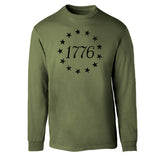 1776 Betsy Ross Flag Long Sleeve T-Shirt - SGT GRIT