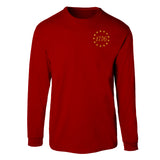 1776 Betsy Ross Flag Long Sleeve T-Shirt - Back Design - SGT GRIT