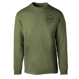 1776 Betsy Ross Flag Long Sleeve T-Shirt - Back Design - SGT GRIT