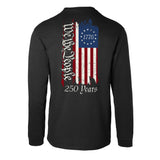 250 Years We The People Flag Long Sleeve T-Shirt - SGT GRIT
