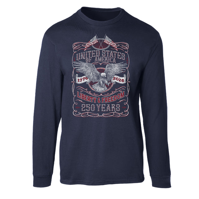 250 Years of Liberty & Freedom Long Sleeve T-Shirt - SGT GRIT