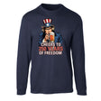Cheers to 250 Years of Freedom Long Sleeve T-Shirt - SGT GRIT
