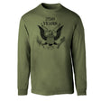 Vintage Eagle 250 Years Long Sleeve T-Shirt- OD Green - SGT GRIT