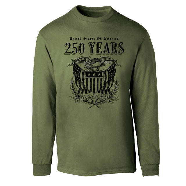 250 Years United We Stand Long Sleeve T-Shirt - SGT GRIT