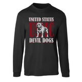 USMC Devil Dog Long Sleeve T-Shirt - SGT GRIT