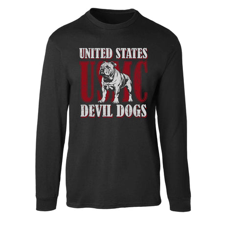 USMC Devil Dog Long Sleeve T-Shirt - SGT GRIT