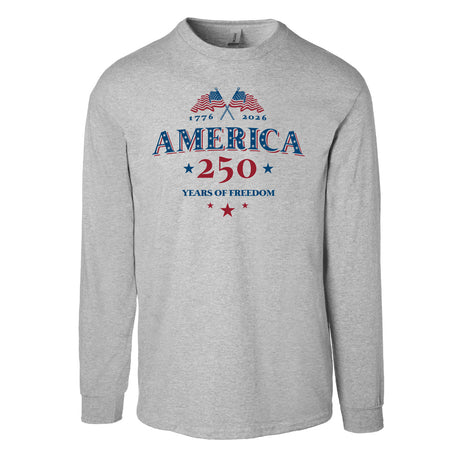 America 250 Years of Freedom Long Sleeve T-Shirt - SGT GRIT