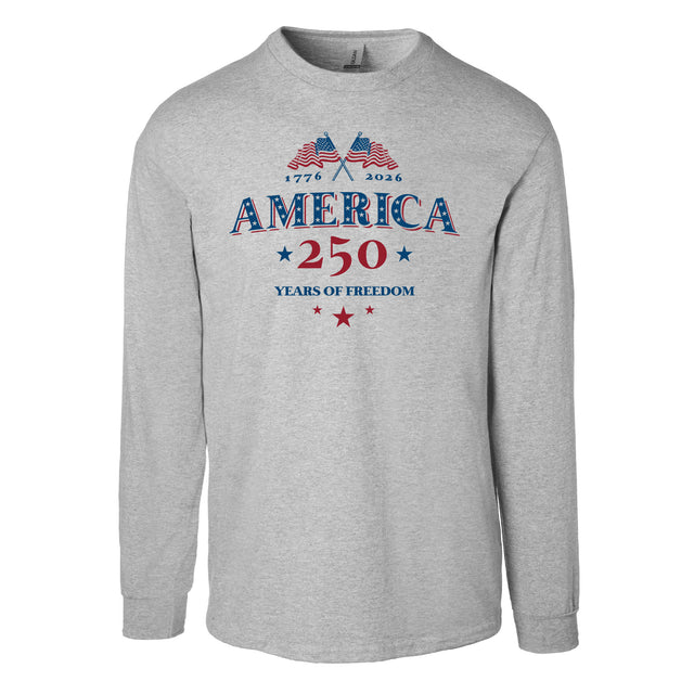 America 250 Years of Freedom Long Sleeve T-Shirt - SGT GRIT