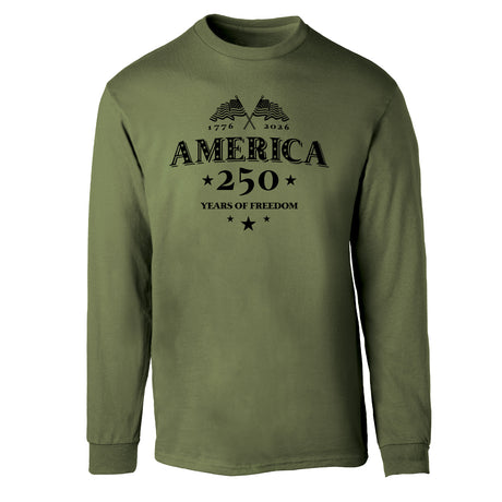 America 250 Years of Freedom Long Sleeve T-Shirt - SGT GRIT