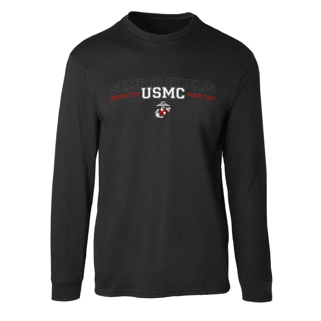 Semper Fidelis United States Marine Corps Long Sleeve T-Shirt - SGT GRIT