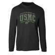 USMC Bold Collegiate Long Sleeve T-Shirt - SGT GRIT