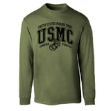 USMC Bold Collegiate Long Sleeve T-Shirt - SGT GRIT