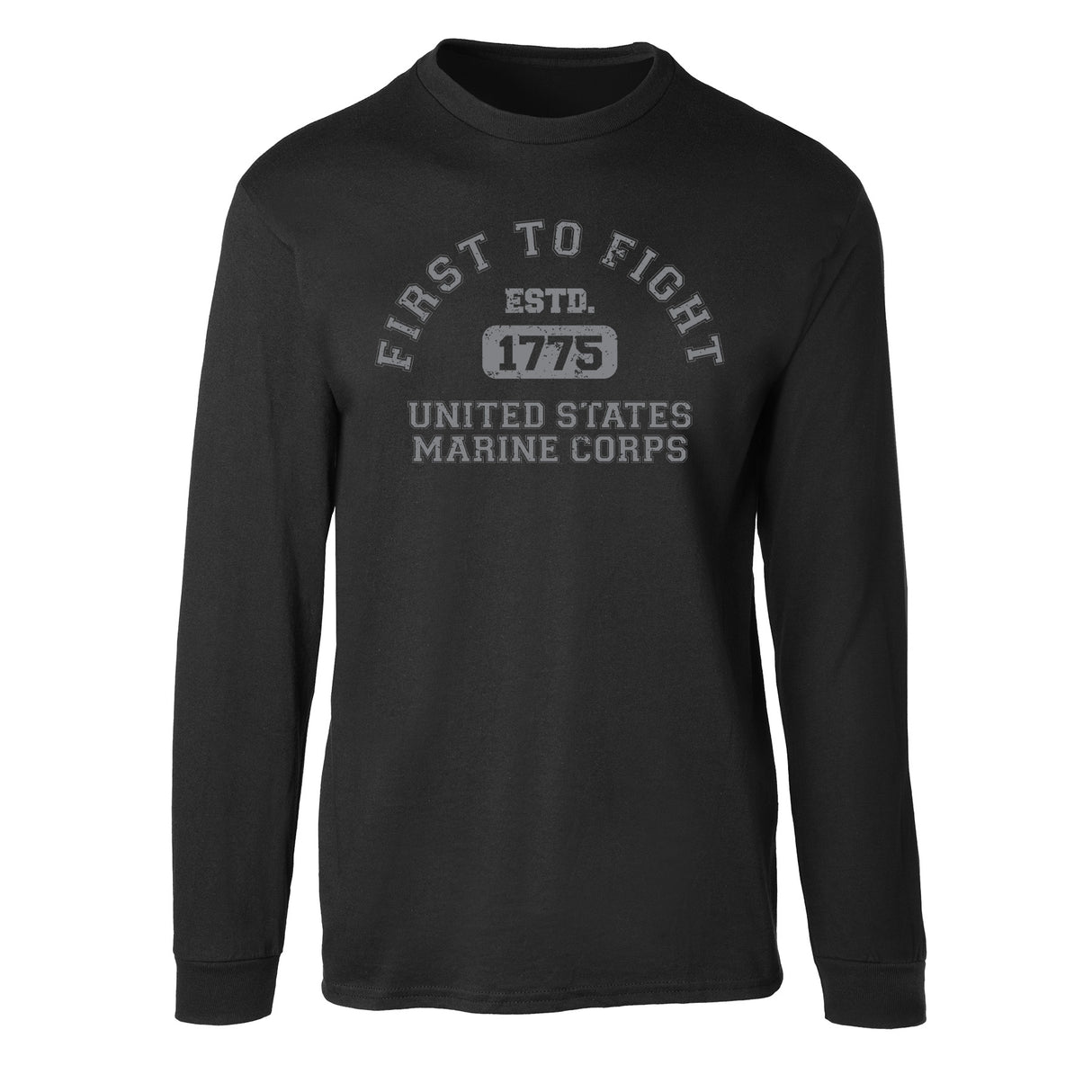 First to Fight Collegiate USMC Long Sleeve T-Shirt - SGT GRIT