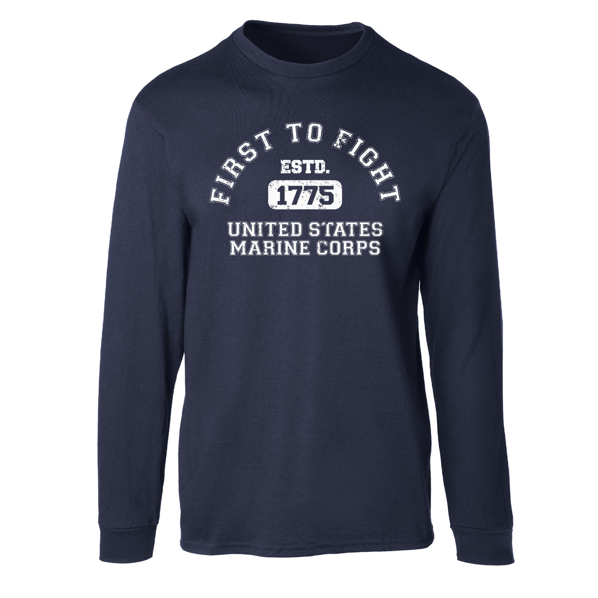 First to Fight Collegiate USMC Long Sleeve T-Shirt - SGT GRIT