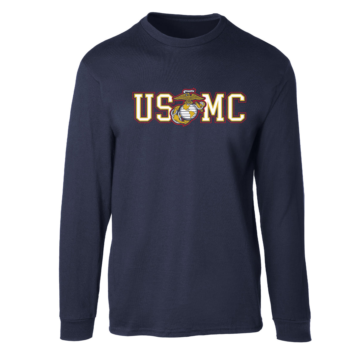 USMC Collegiate EGA Long Sleeve T-Shirt - SGT GRIT