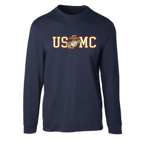 USMC Collegiate EGA Long Sleeve T-Shirt - SGT GRIT