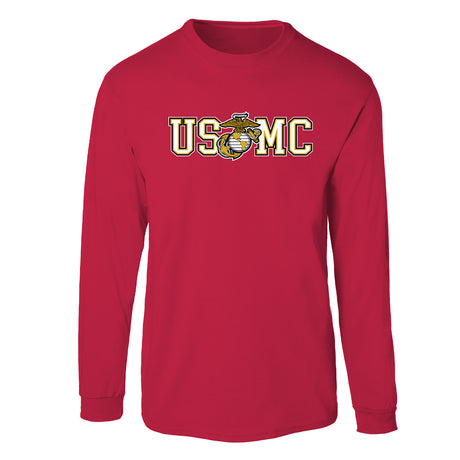USMC Collegiate EGA Long Sleeve T-Shirt - SGT GRIT