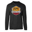 USMC Hexagon Badge Long Sleeve T-Shirt - SGT GRIT