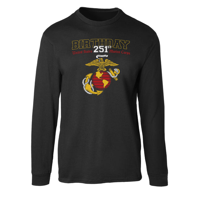 USMC 251st Birthday Long Sleeve T-Shirt - SGT GRIT