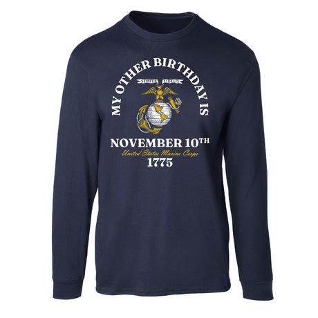 My Other Birthday Marine Corps Long Sleeve T-Shirt - SGT GRIT