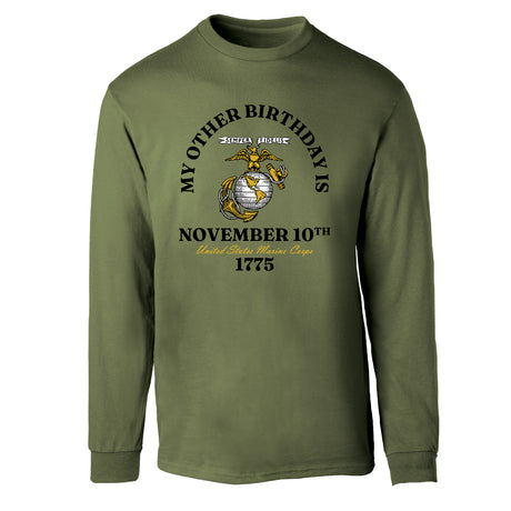 My Other Birthday Marine Corps Long Sleeve T-Shirt - SGT GRIT
