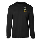 Old School Eagle, Globe, and Anchor Long Sleeve T-Shirt - SGT GRIT