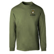 Old School Eagle, Globe, and Anchor Long Sleeve T-Shirt - SGT GRIT