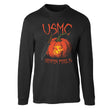USMC Halloween Pumpkin Long Sleeve T-Shirt - SGT GRIT