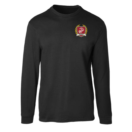Collegiate Left Chest Crest Long Sleeve T-shirt - SGT GRIT