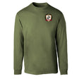 Collegiate Left Chest Crest Long Sleeve T-shirt - SGT GRIT