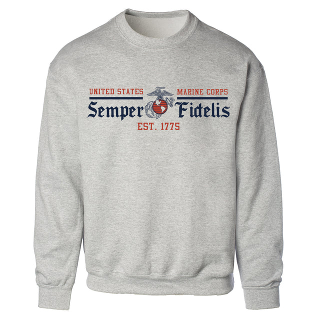 USMC Semper Fidelis Sweatshirt - SGT GRIT