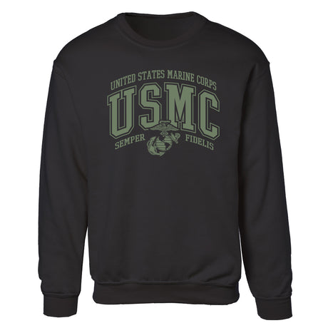 USMC Bold Collegiate Sweatshirt - SGT GRIT