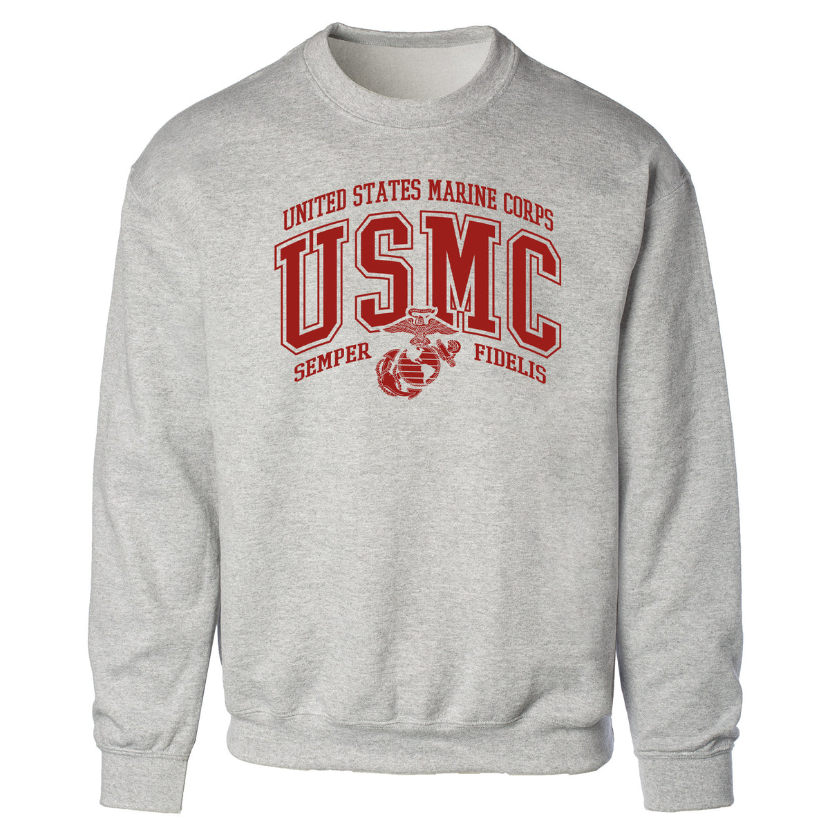USMC Bold Collegiate Sweatshirt - SGT GRIT