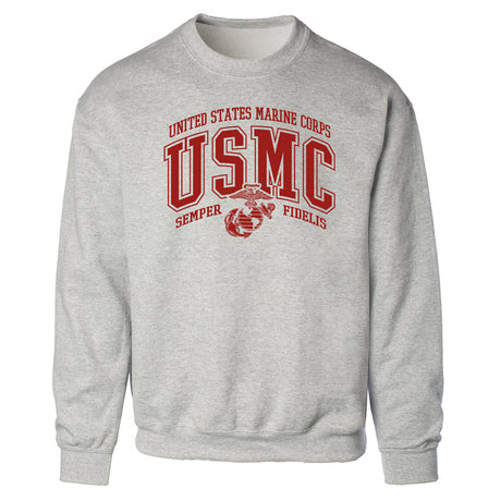 USMC Bold Collegiate Sweatshirt - SGT GRIT