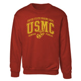 USMC Bold Collegiate Sweatshirt - SGT GRIT