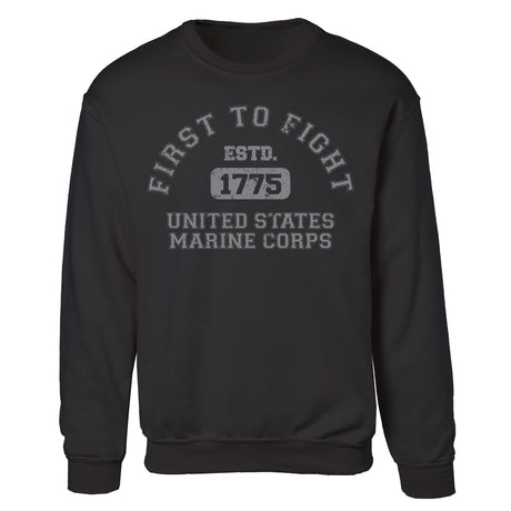 First to Fight Collegiate USMC Sweatshirt - SGT GRIT