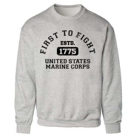 First to Fight Collegiate USMC Sweatshirt - SGT GRIT