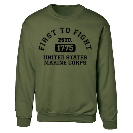 First to Fight Collegiate USMC Sweatshirt - SGT GRIT