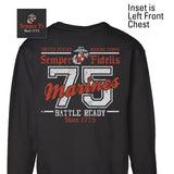 USMC Battle Ready ’75 Sweatshirt – Back Design - SGT GRIT