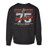 USMC Battle Ready ’75 Sweatshirt – Back Design - SGT GRIT